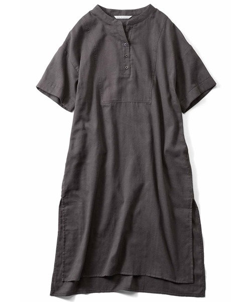 「Live in comfort」 半袖ワンピース MEDIUM レッド レディース_画像9