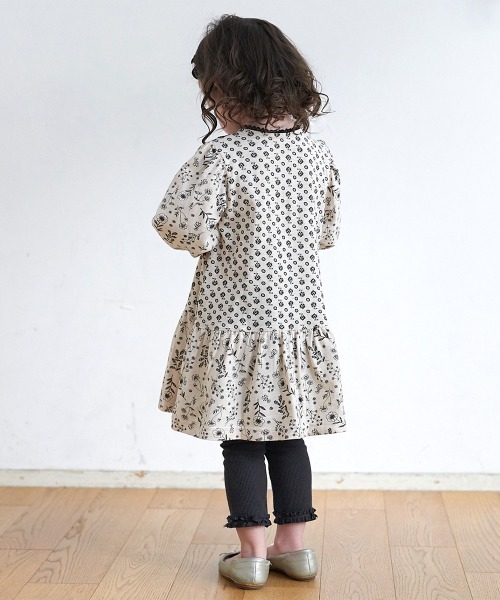 「combimini」 「KIDS」長袖ワンピース 110 ベージュ キッズ_画像2