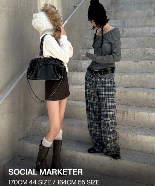 「BLACKUP」 イージーパンツ ONESIZE ブラック レディース_画像7