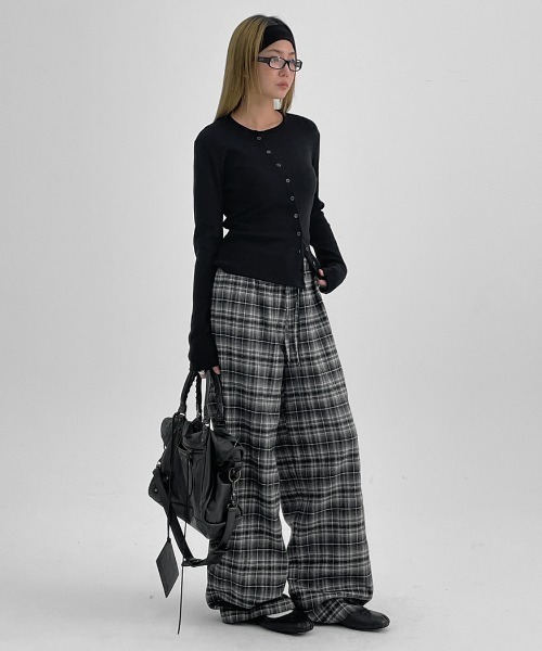 「BLACKUP」 イージーパンツ ONESIZE ブラック レディース_画像9
