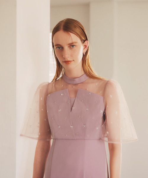 「Leja」 半袖ワンピース MEDIUM ブラック レディース_画像3