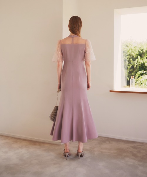 「Leja」 半袖ワンピース MEDIUM ブラック レディース_画像9