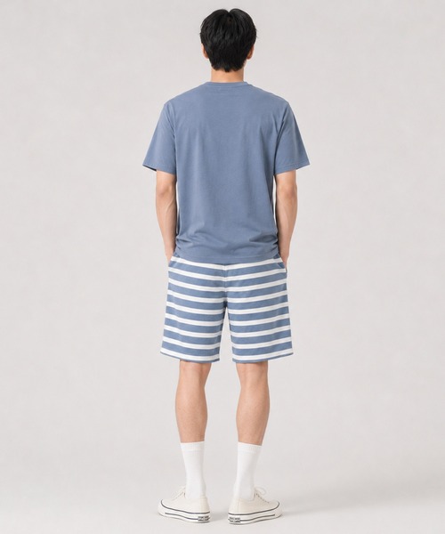 パジャマ Beyond Closet ビヨンドクローゼット パイルボーダー上下セット メンズ レディース | ブランド登録なし | 07