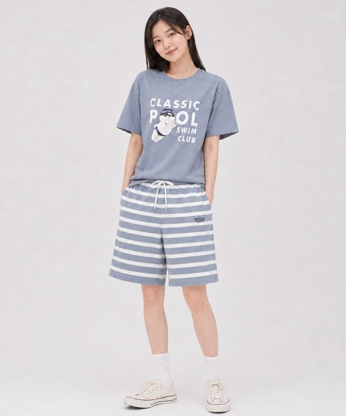 パジャマ Beyond Closet ビヨンドクローゼット パイルボーダー上下セット メンズ レディース | ブランド登録なし | 03
