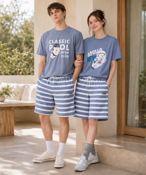 パジャマ Beyond Closet ビヨンドクローゼット パイルボーダー上下セット メンズ レディース | ブランド登録なし | 12
