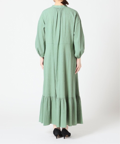 「SLOBE IENA」 7分袖ワンピース 38 ブラック レディース_画像9
