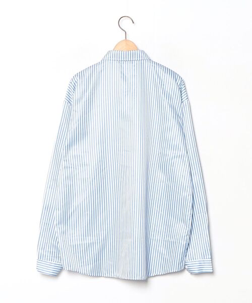 「NEW GENTLEMAN」 長袖シャツ M ブルー メンズ_画像2