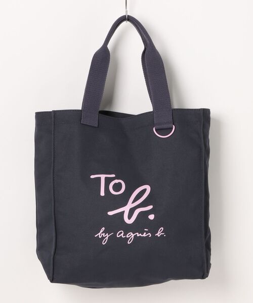 「To b. by agnes b.」 トートバッグ FREE ネイビー レディース_画像2