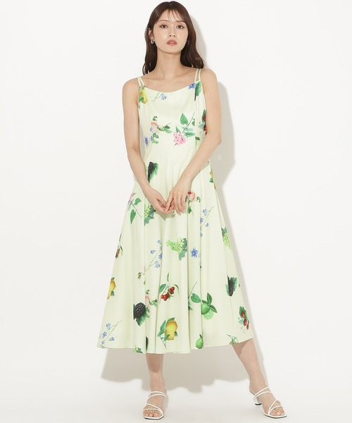 AND COUTURE（アンドクチュール） ワンピース 夏 フルーツ柄プリント