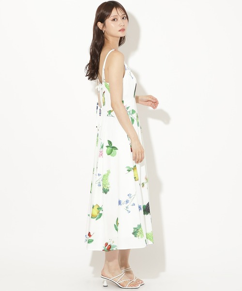 AND COUTURE（アンドクチュール） ワンピース 夏 フルーツ柄プリント