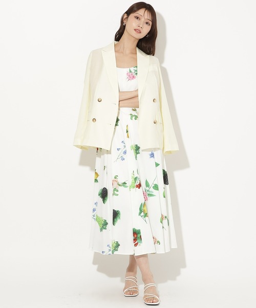 AND COUTURE（アンドクチュール） ワンピース 夏 フルーツ柄プリント