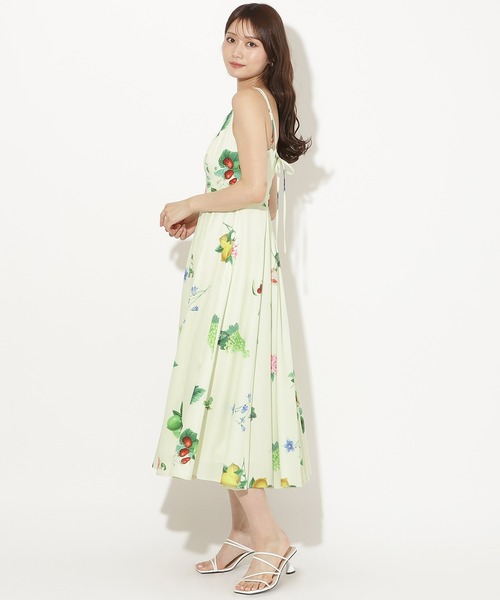 AND COUTURE（アンドクチュール） ワンピース 夏 フルーツ柄プリント