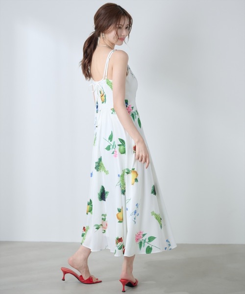 AND COUTURE（アンドクチュール） ワンピース 夏 フルーツ柄プリント