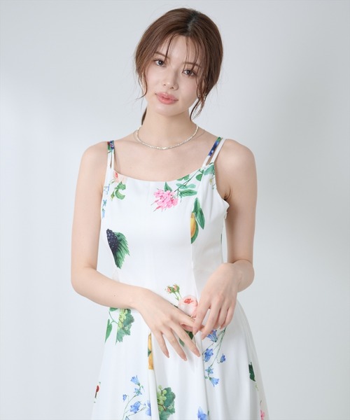 AND COUTURE（アンドクチュール） ワンピース 夏 フルーツ柄プリント