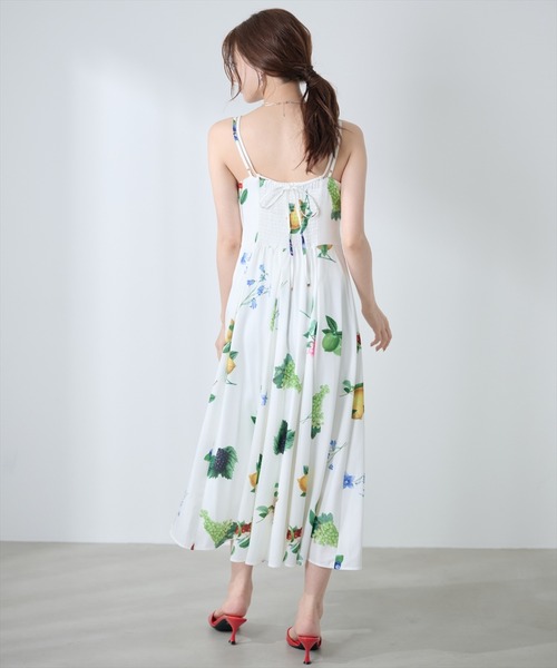 AND COUTURE（アンドクチュール） ワンピース 夏 フルーツ柄プリント