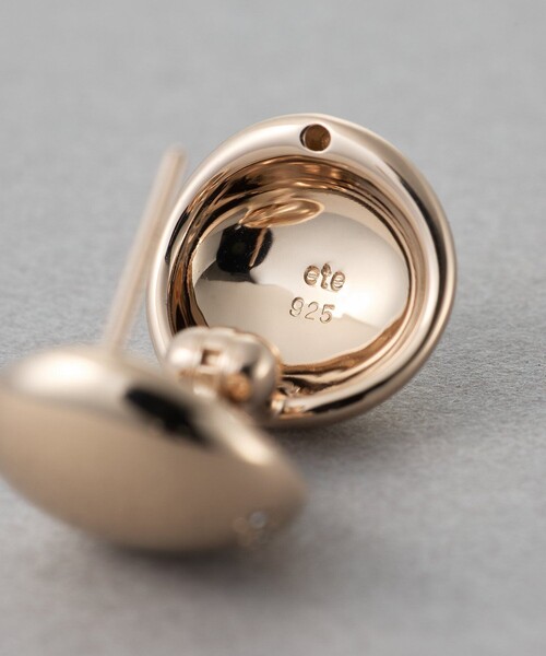 ete（エテ） ピアス ビジュー ハグピアス レディース : ZOZOTOWN Yahoo