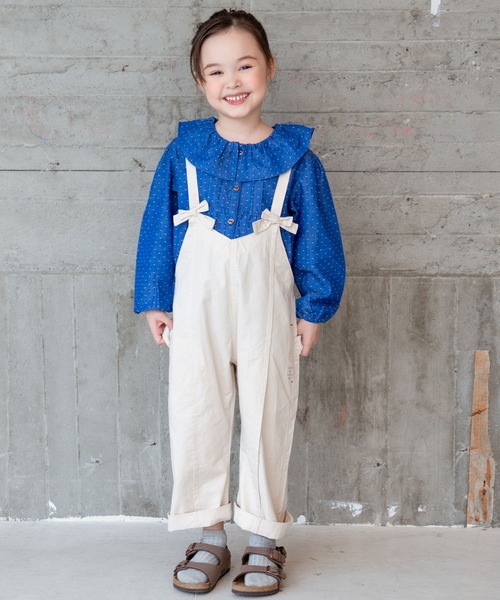 「RAGMART」 「KIDS」オーバーオール 90cm ベージュ キッズ_画像6