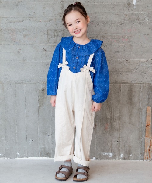「RAGMART」 「KIDS」オーバーオール 90cm ベージュ キッズ_画像7