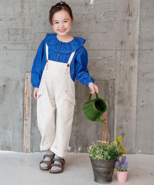 「RAGMART」 「KIDS」オーバーオール 90cm ベージュ キッズ_画像8