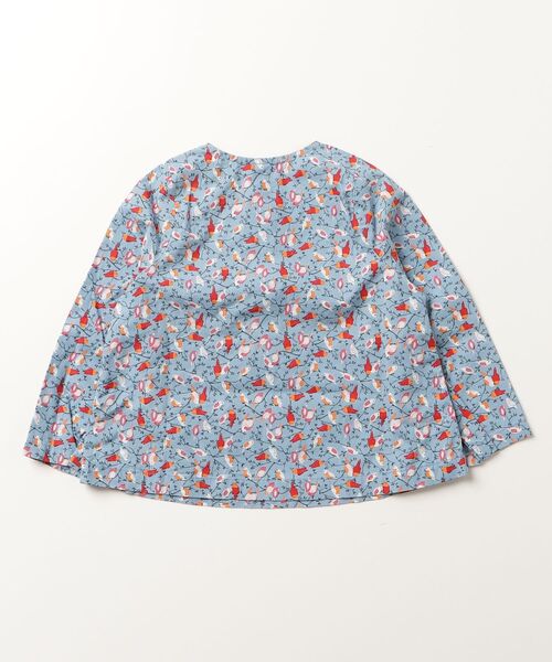 「PETIT BATEAU」 「KIDS」長袖ブラウス - ブルー キッズ_画像2