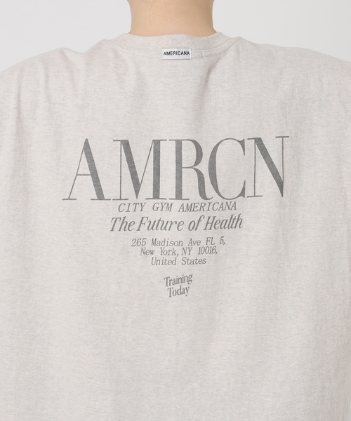 AMERICANA（アメリカーナ） tシャツ 半袖 「AMERICANA/アメリカーナ