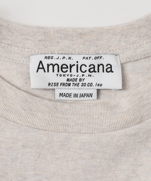 AMERICANA（アメリカーナ） tシャツ 半袖 「AMERICANA/アメリカーナ