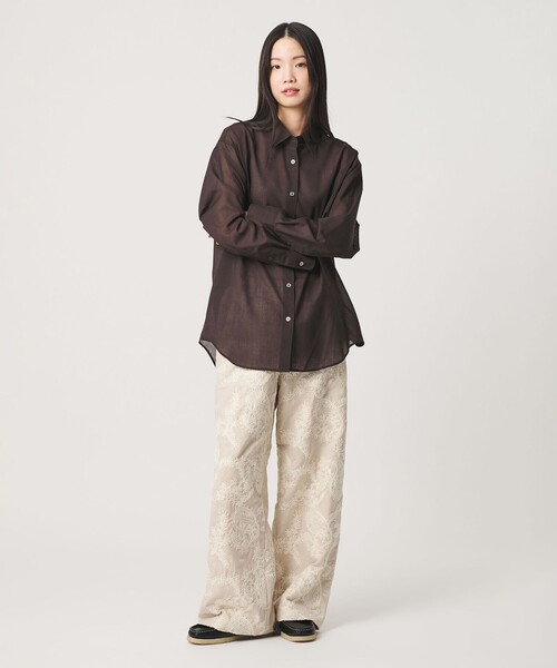 BEAUTY＆YOUTH UNITED ARROWS ブラウス シャツ 毛ポリエステル 