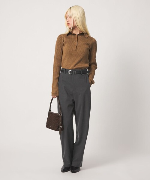 BEAUTY＆YOUTH UNITED ARROWS ワイドパンツ パンツ ディープ サイド