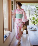 浴衣 レディース 浴衣 2点セット 浴衣+半幅...の詳細画像2