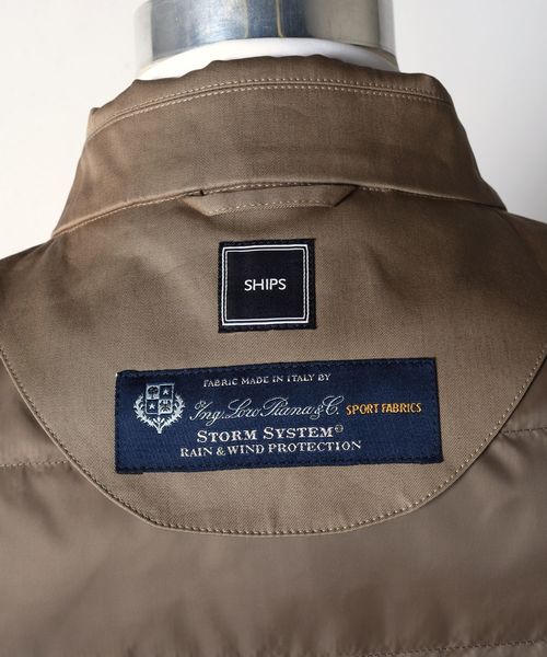 SHIPS ステンカラーコート SD: LORO PIANA 【STORMSYSTEM