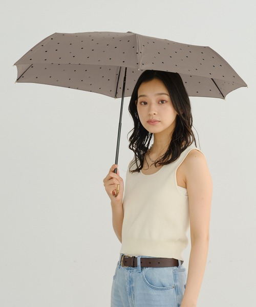 日傘 折りたたみ傘 折り畳み 晴雨兼用 ミルキードット ミニ 雨傘 折りたたみ 晴雨兼用 Wpc. レディース | Wpc. | 05