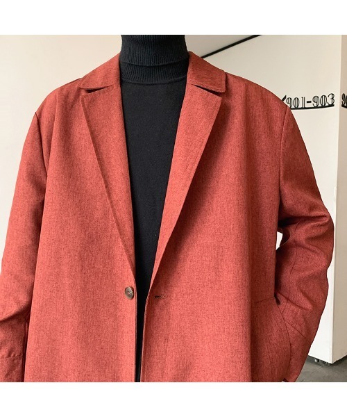 MGV チェスターコート コート ポリトロBIGシルエットロング