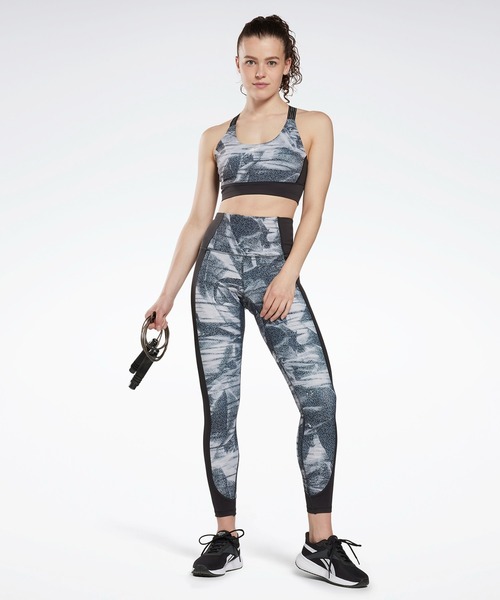 Reebok（リーボック） スポーツブラ キレイフィット ヨガ グラフィック 