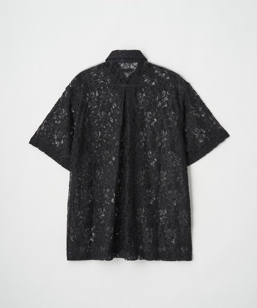 Juha（ユハ） シャツ 半袖 FLOWER LACE S/S SHIRT メンズ レディース