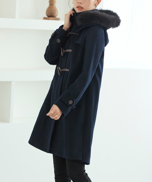 RUIRUE BOUTIQUE ダッフルコート コート ウール100