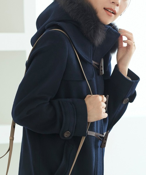 RUIRUE BOUTIQUE ダッフルコート コート ウール100