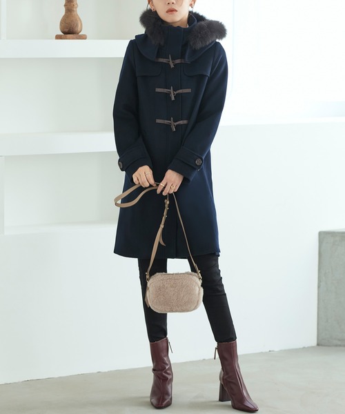 RUIRUE BOUTIQUE ダッフルコート コート ウール100