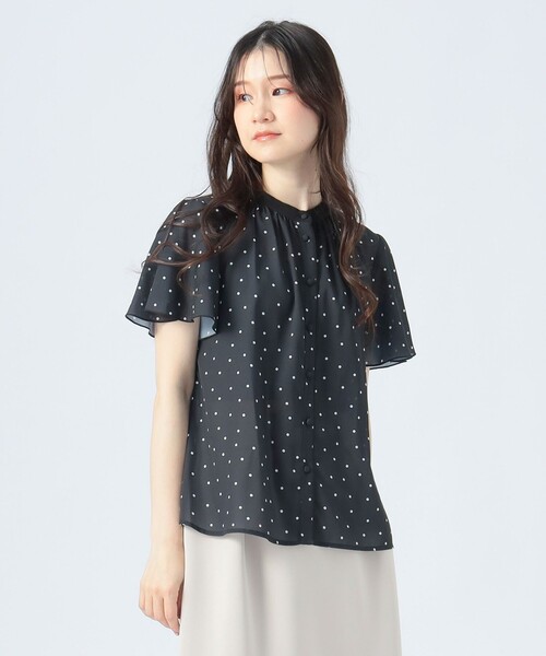 BEAMS HEART ブラウス シャツ 「4色展開」クレリック 袖メロー