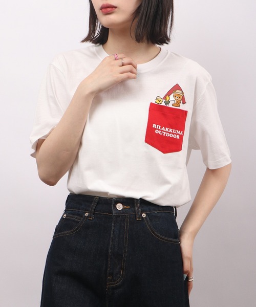 Free&Easy x Revolve Deli プレミアム 半袖 Tシャツ 送関込 FUNALIVE tシャツ リラックマ アウトドア 半袖Tシャツ
