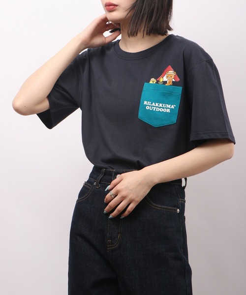Free&Easy x Revolve Deli プレミアム 半袖 Tシャツ 送関込 FUNALIVE tシャツ リラックマ アウトドア 半袖Tシャツ