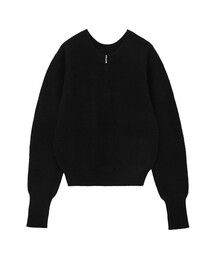 CLANE ニット セーター 「CLANE/クラネ」W FACE HALF ZIP YAK