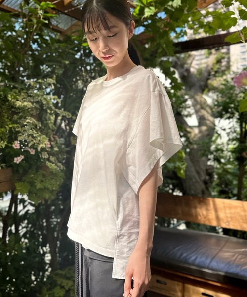 AVIE（アビィ） tシャツ ピボットスリーブTee レディース : ZOZOTOWN