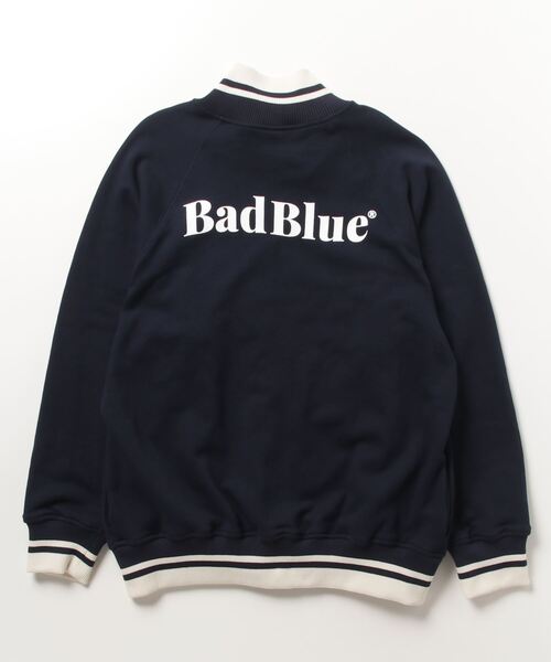 BadBlue（バッドブルー） ジャージ Logo Zipup Jersey Navy レディース