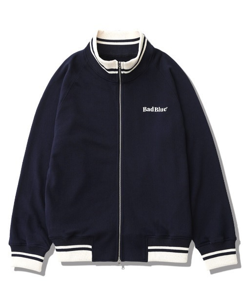 BadBlue（バッドブルー） ジャージ Logo Zipup Jersey Navy レディース