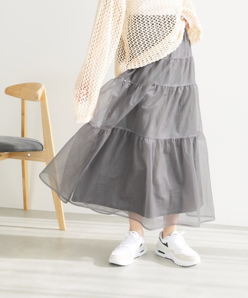 ノゾミ イシグロ オートクチュール スカート ROPE' PICNIC（ロペ ピクニック） スカート ティアードチュール