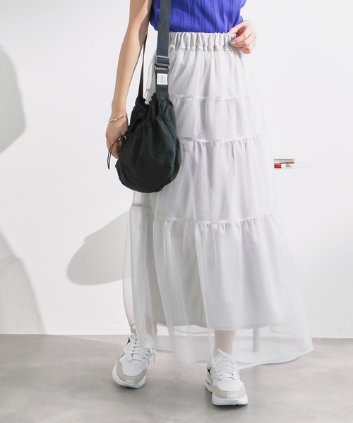 ROPE' PICNIC（ロペ ピクニック） スカート ティアードチュール