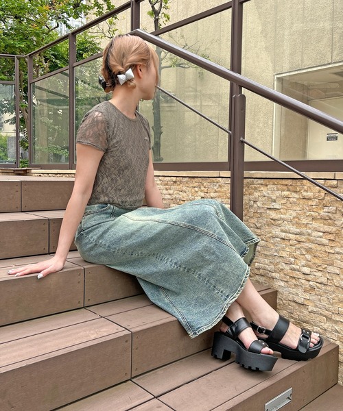 attagirl（アタガール） サンダル 夏 厚底ダブルベルトサンダル