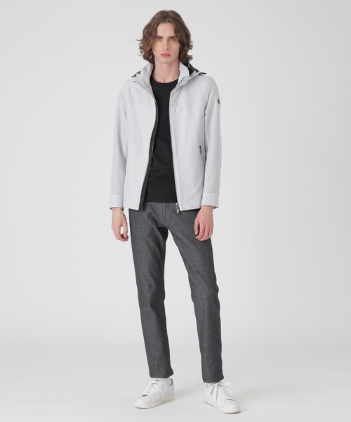 BLACK LABEL シアサッカーパーカー Lサイズ　定価4万 BLACK LABEL CRESTBRIDGE パーカー シャンブレーシアサッカー