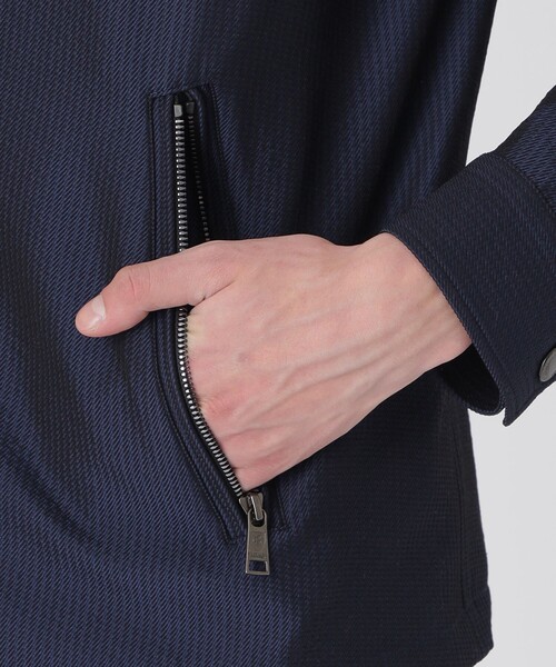 BLACK LABEL シアサッカーパーカー Lサイズ　定価4万 BLACK LABEL CRESTBRIDGE パーカー シャンブレーシアサッカー