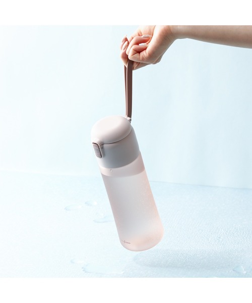 Francfranc（フランフラン） 水筒 ワンタッチクリアボトル ピンク